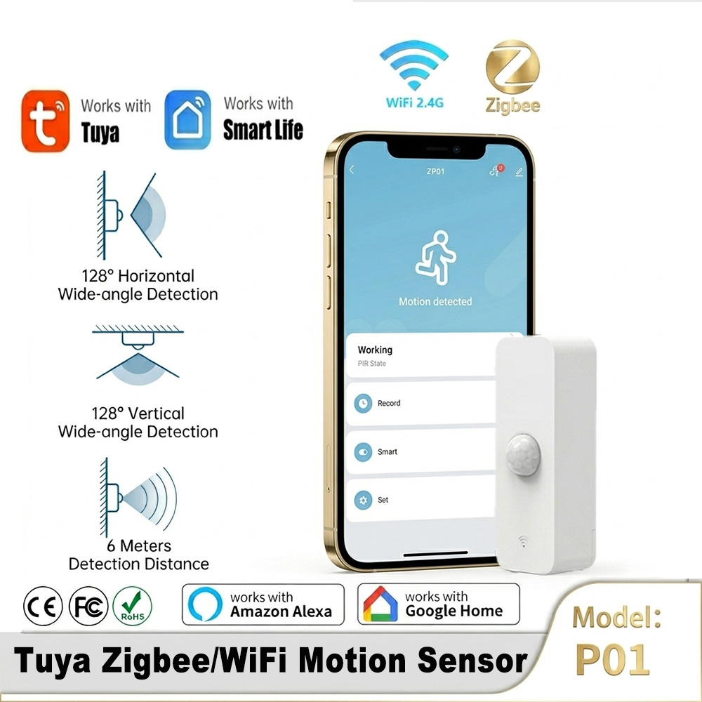 Home Assistant Tuya - مستشعر حركة ذكي بتقنية PIR وWiFi