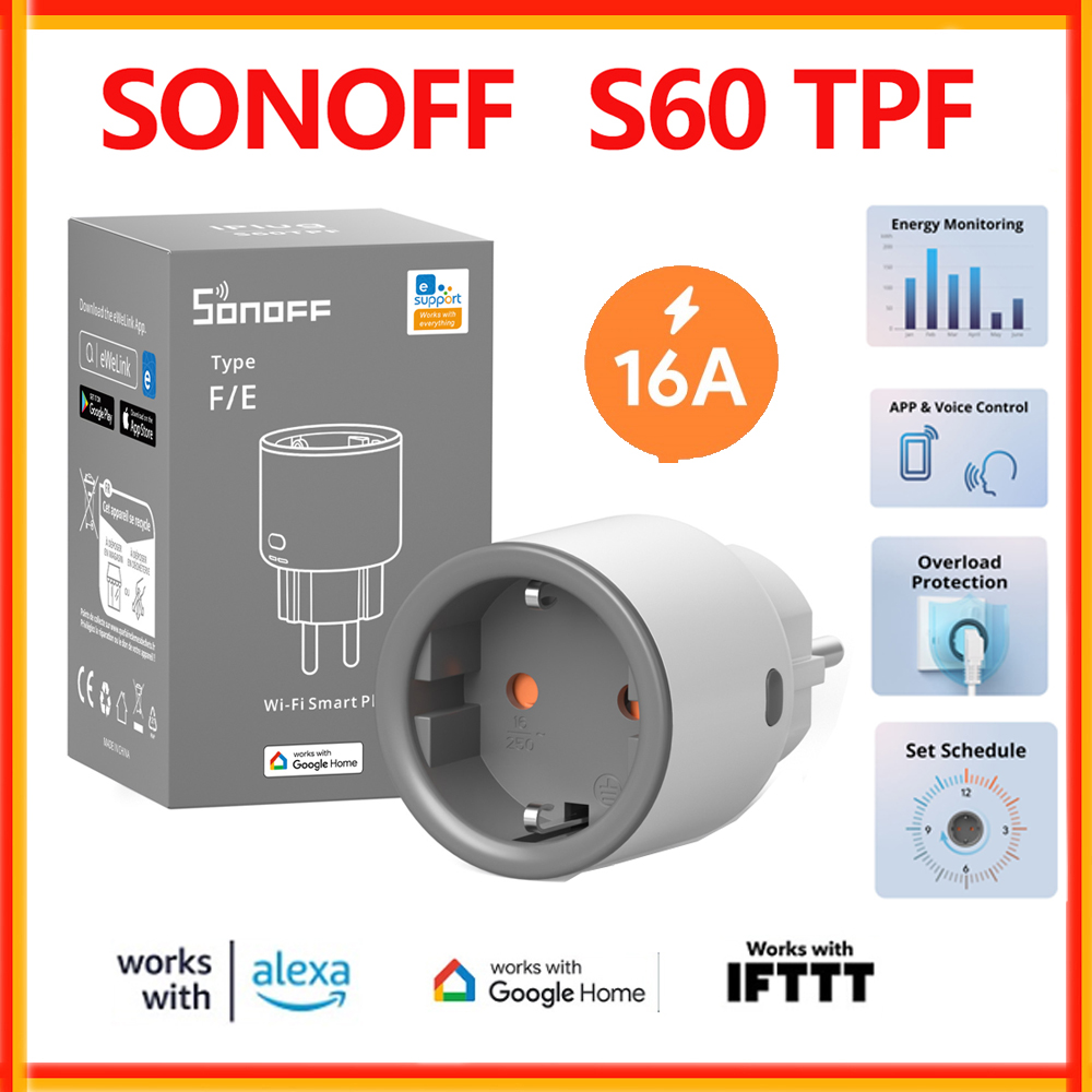 Sonoff Basic - SONOFF S60 TPF الاتحاد الأوروبي واي