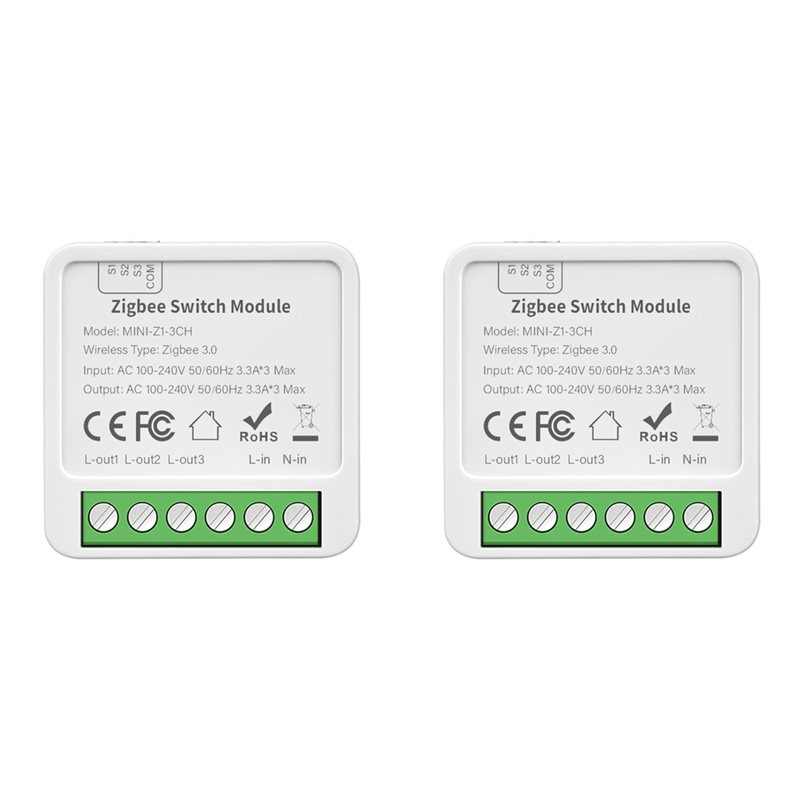 Smart Relay Tuya - ABGR-2X تويا زيجبي 3 CH لتقوم