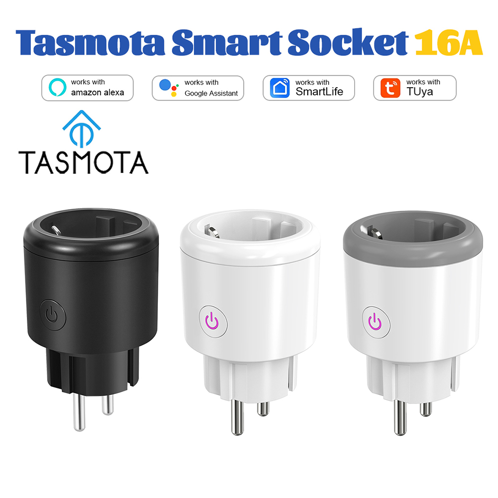 Tasmota - قابس ذكي أوروبي Tasmota بقوة 16