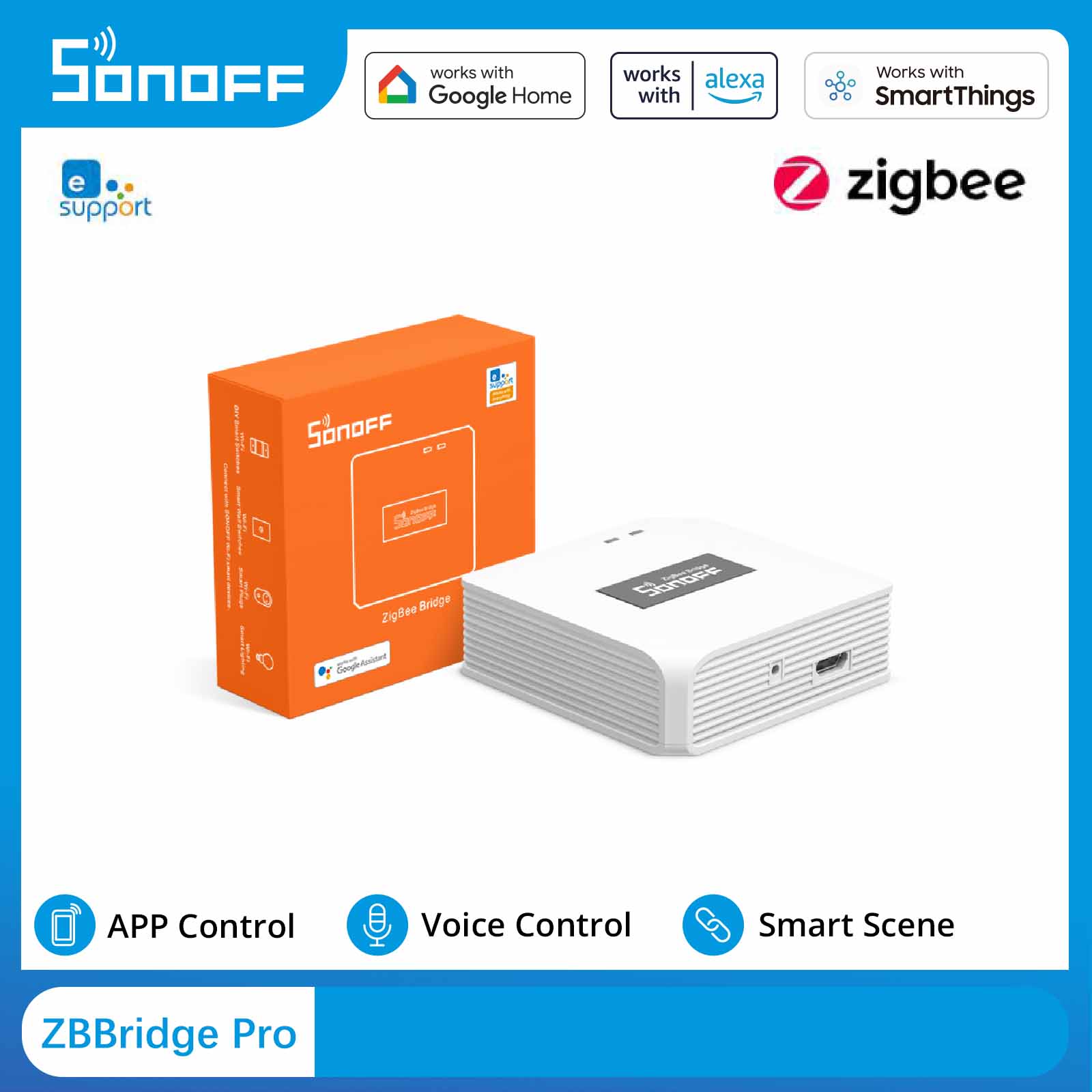Sonoff - بوابة SONOFF ZBBridge-P لربط أجهزة ZigBee