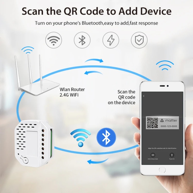وحدة تحكم إضاءة ذكية (ماتر) ثن - مراجعة Smart Relay Tuya وسعره