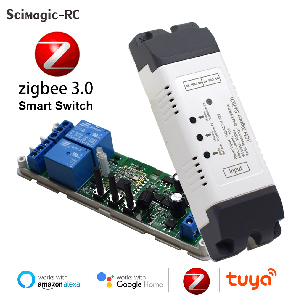 Tuya Zigbee-مفتاح ذكي بجهاز تح - مراجعة Tuya 4 Channel وسعره