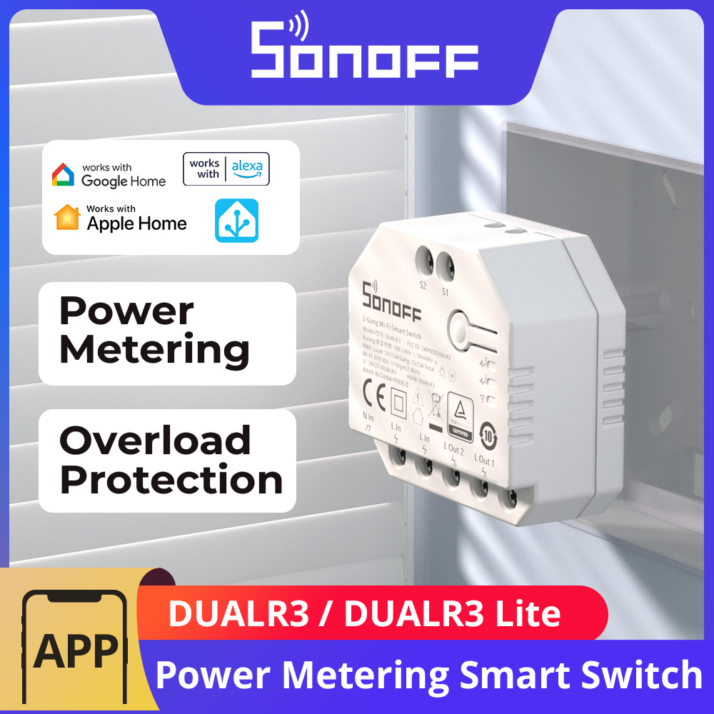 وحدة تحكم ذكية SONOFF DUALR3 / - مراجعة Sonoff Mini R4 وسعره